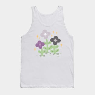 Asexual Pride Flowers Tank Top